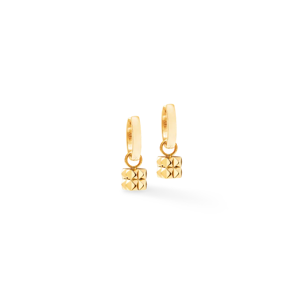 coeur-de-lion-ohrringe-creole-spikes-cube-gold image 1