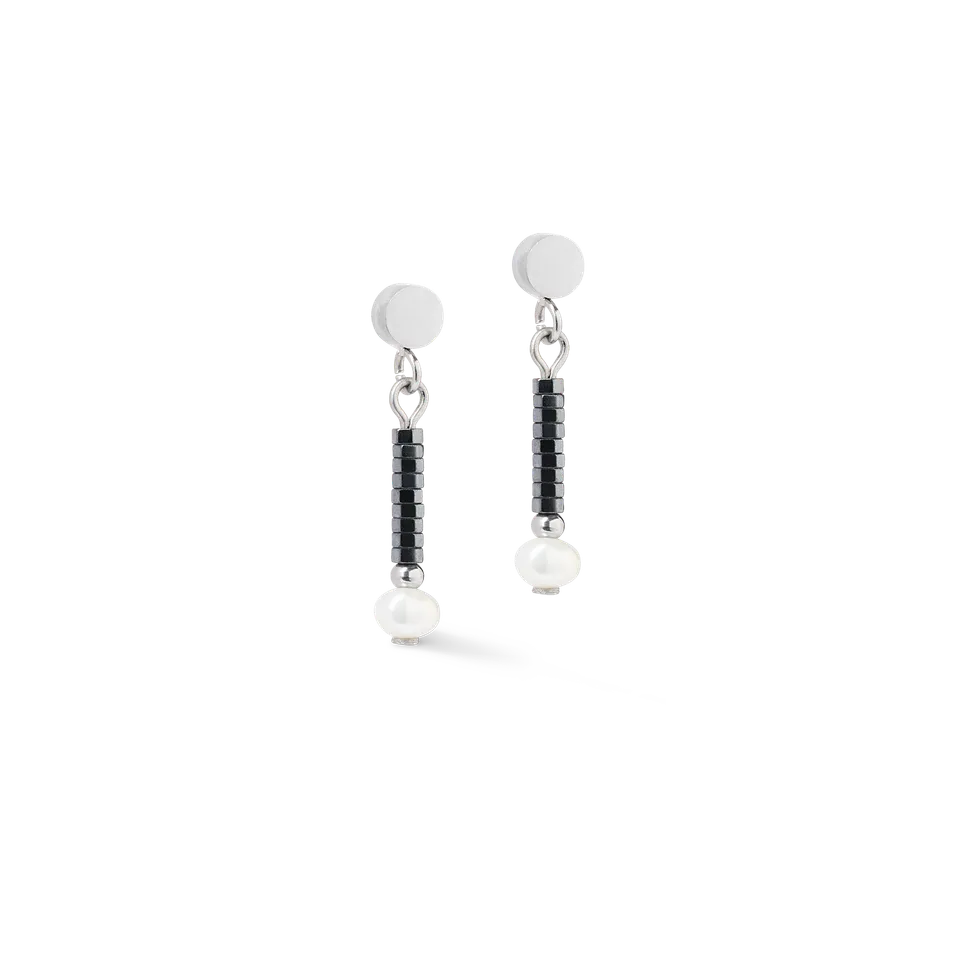 coeur-de-lion-edge-grace-ohrringe-anthrazit-silber image 1