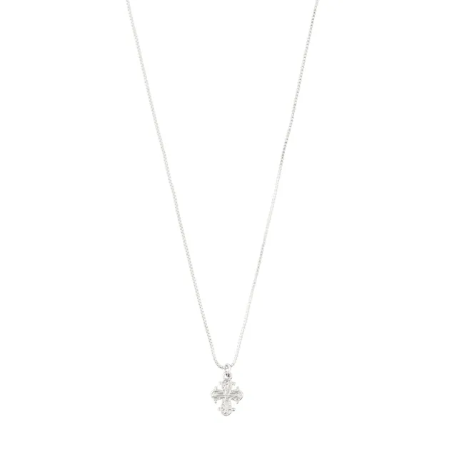 pilgrim-dagmar-mini-anh-nger-kette-versilbert-dagmarkreuz image 1