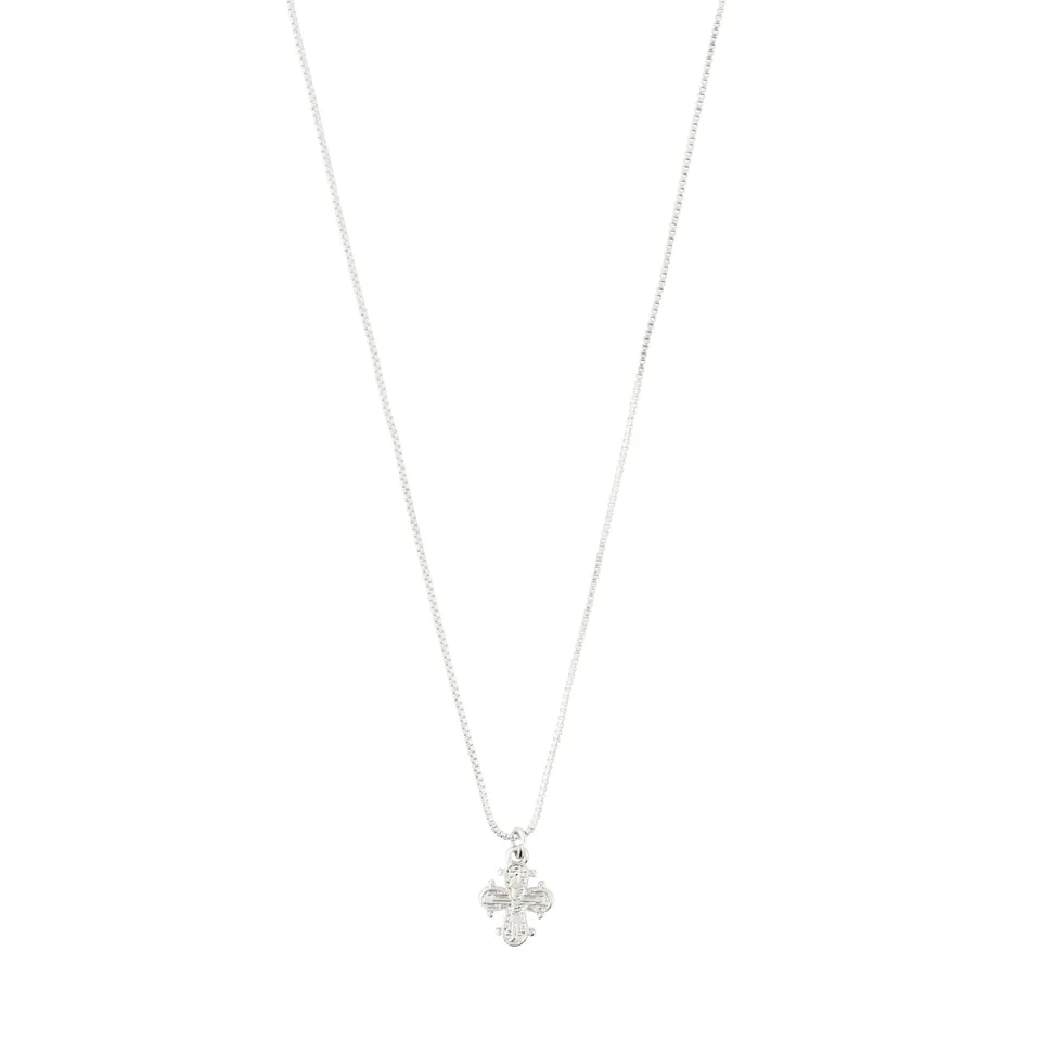 pilgrim-dagmar-mini-anh-nger-kette-versilbert-dagmarkreuz image 1