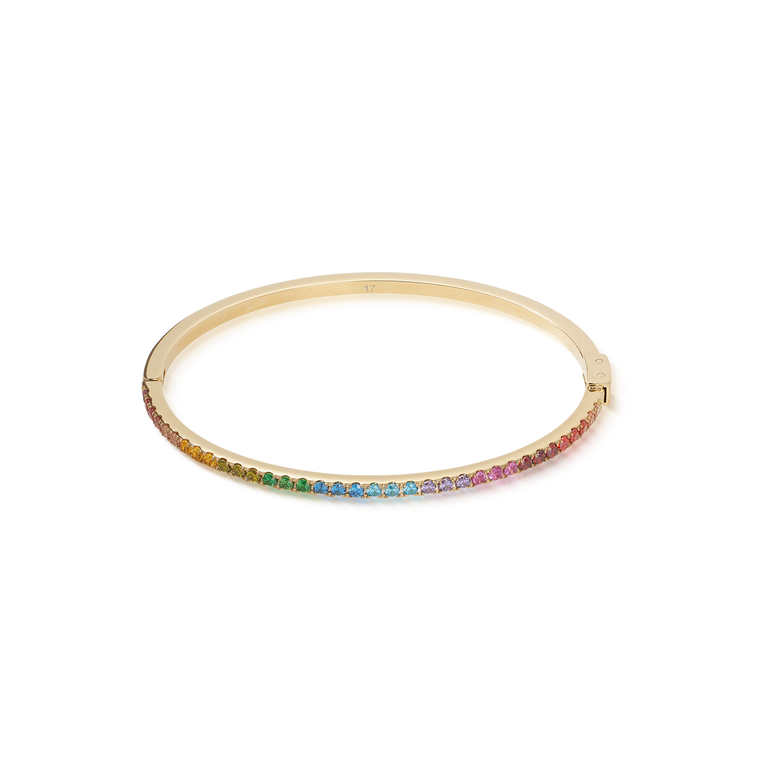 coeur-de-lion-eternal-love-armreif-gold-rainbow-mit-zirkonia image 1