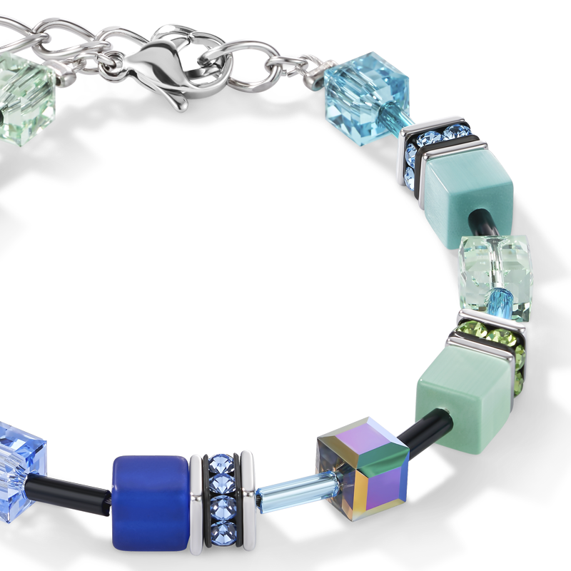 coeur-de-lion-geocube-armband-blau-gr-n image 2