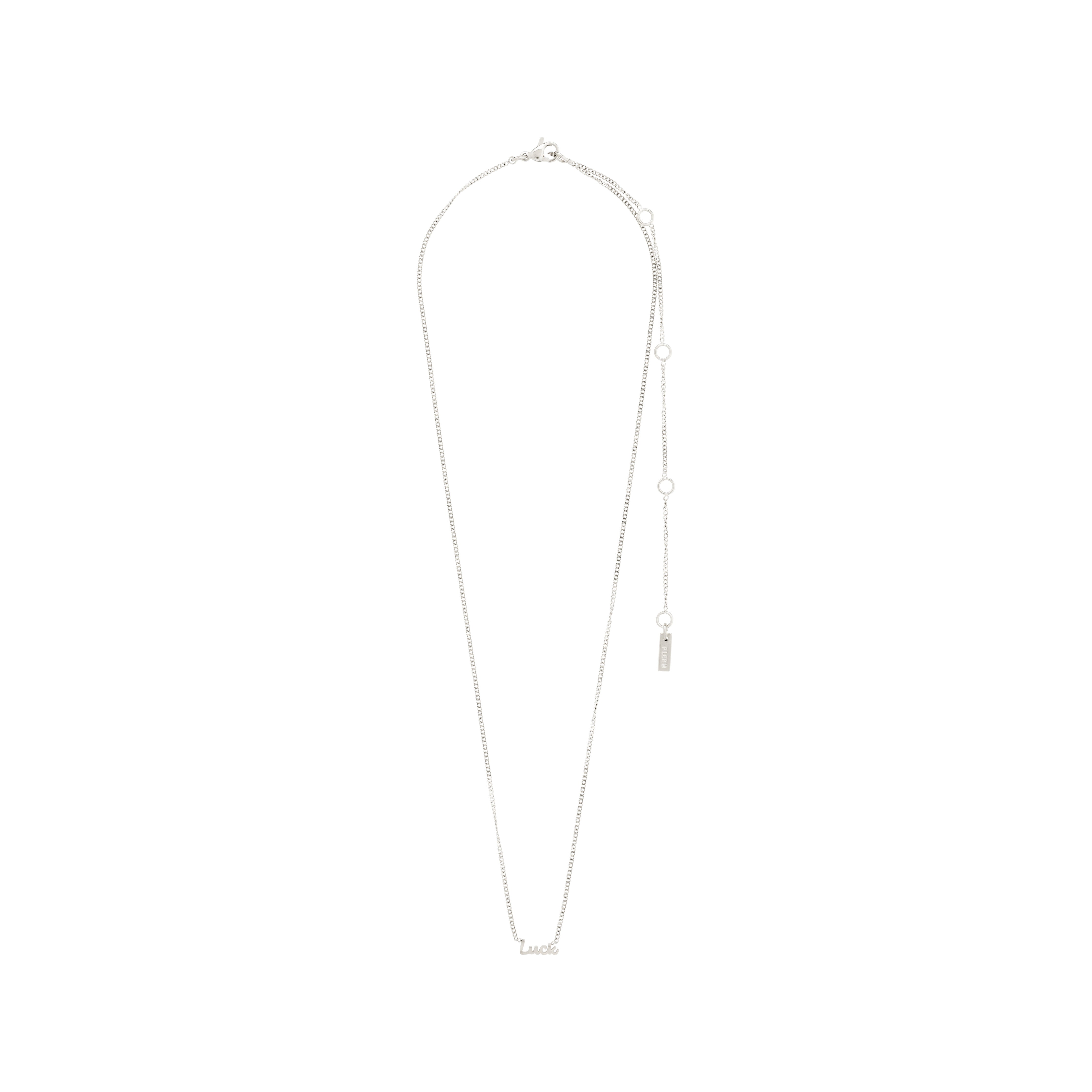 pilgrim-luck-halskette-versilbert-schrift-anh-nger-mantra-kette image 4