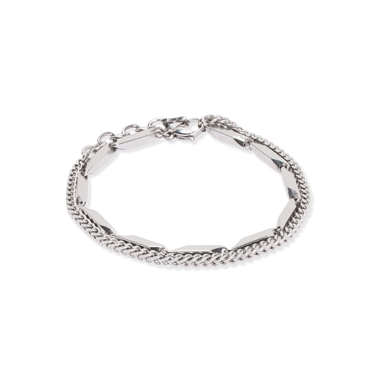 coeur-de-lion-armband-twisted-layers-silber image 1
