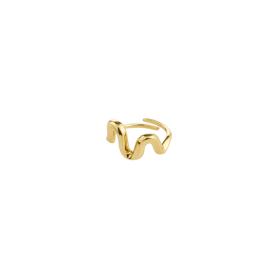 pilgrim-aiko-ring-goldplattiert-wellen-design image 1