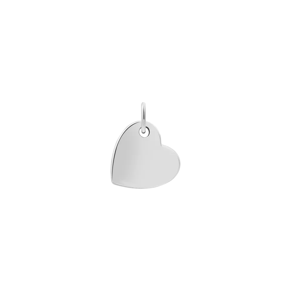 xenox-herz-charm-925-sterlingsilber-rhodiniert-herz-anh-nger-xs10528 image 1