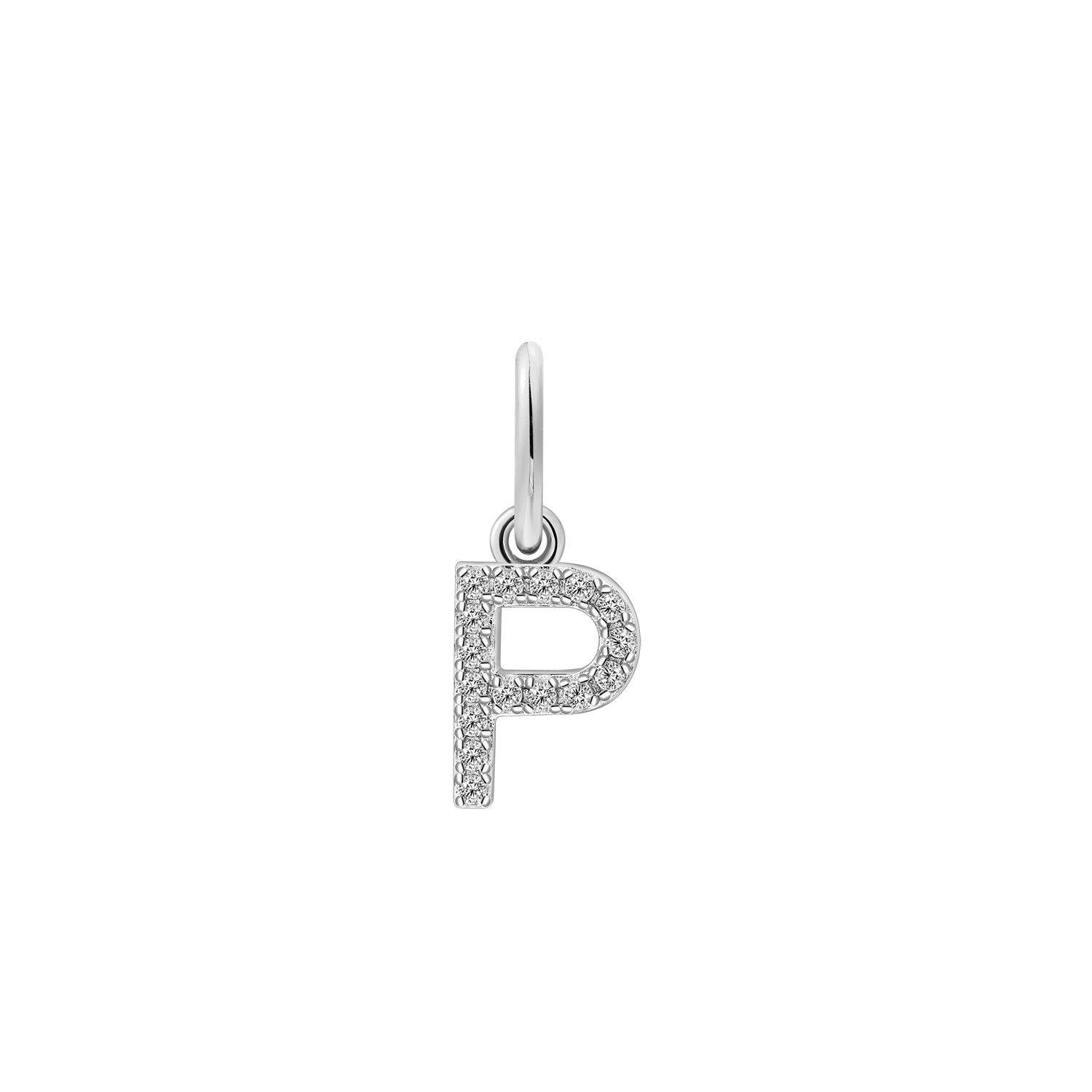 xenox-p-letter-charm-925-sterlingsilber-18k-vergoldet image 2
