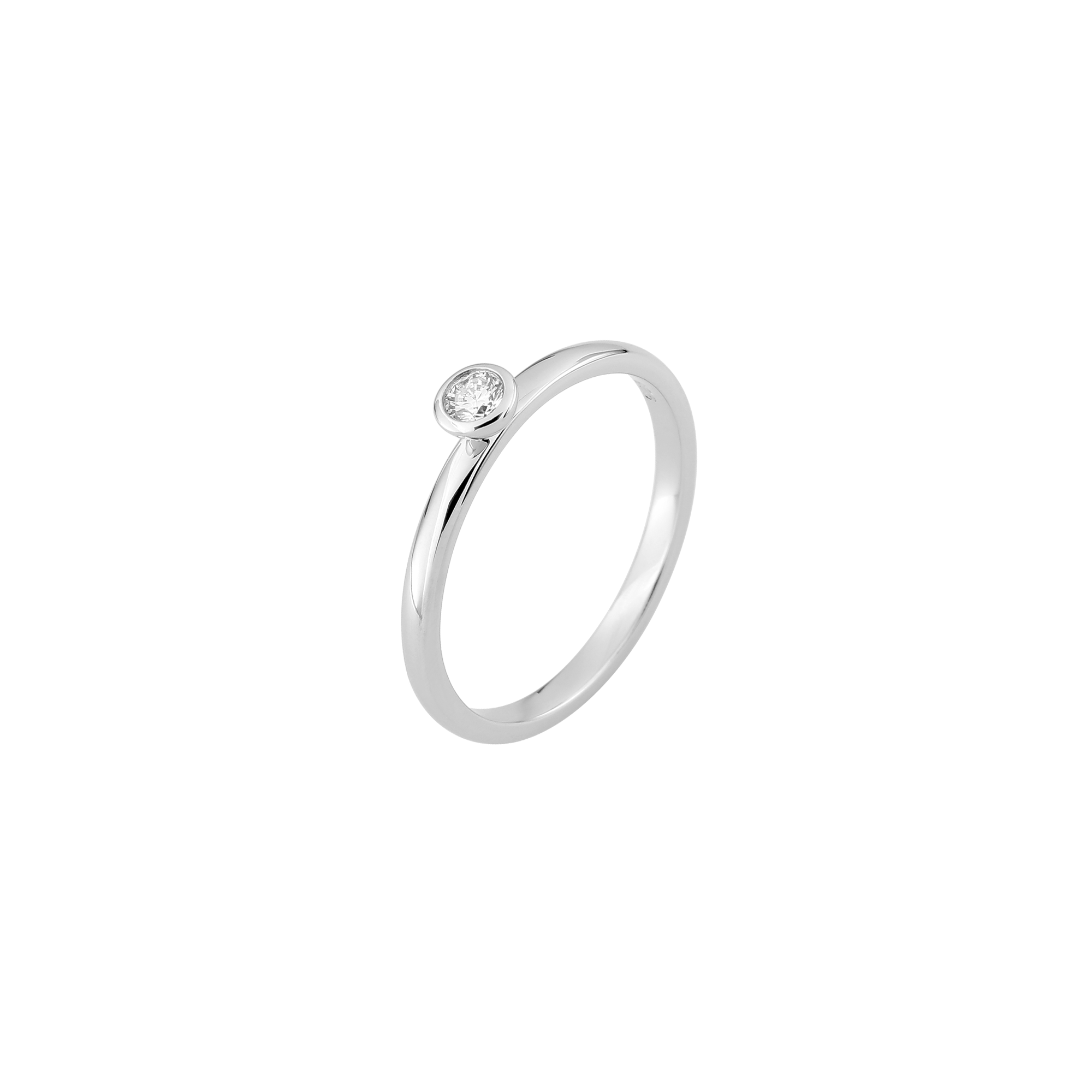 xenox-zarge-petite-ring-925-sterlingsilber-mit-lab-grown-diamonds image 2