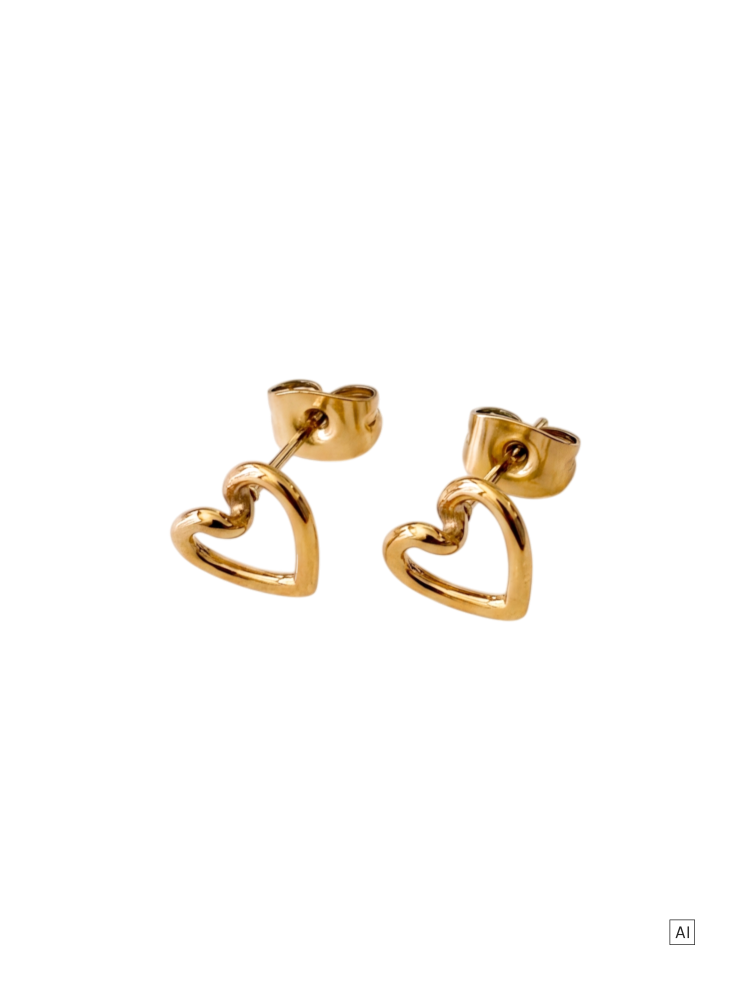 purelei-plain-hearts-of-love-ohrringe-kleine-herz-ohrstecker image 1