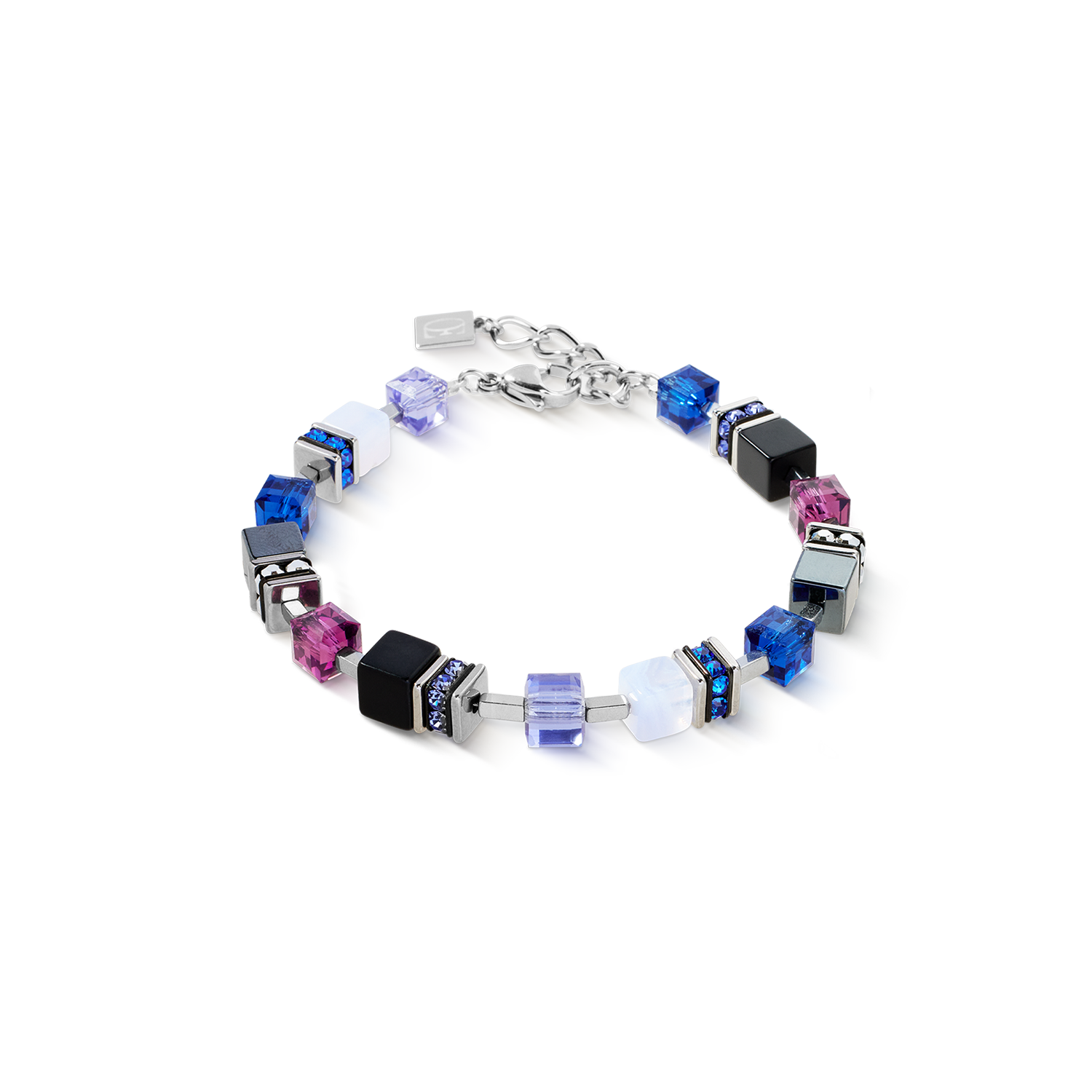 coeur-de-lion-geocube-precious-statement-armband-blue-moon-blau-lila image 1