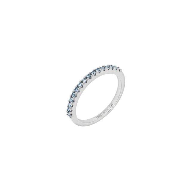 xenox-grace-ring-925-sterlingsilber-rhodiniert-mit-blauen-zirkonia image 1