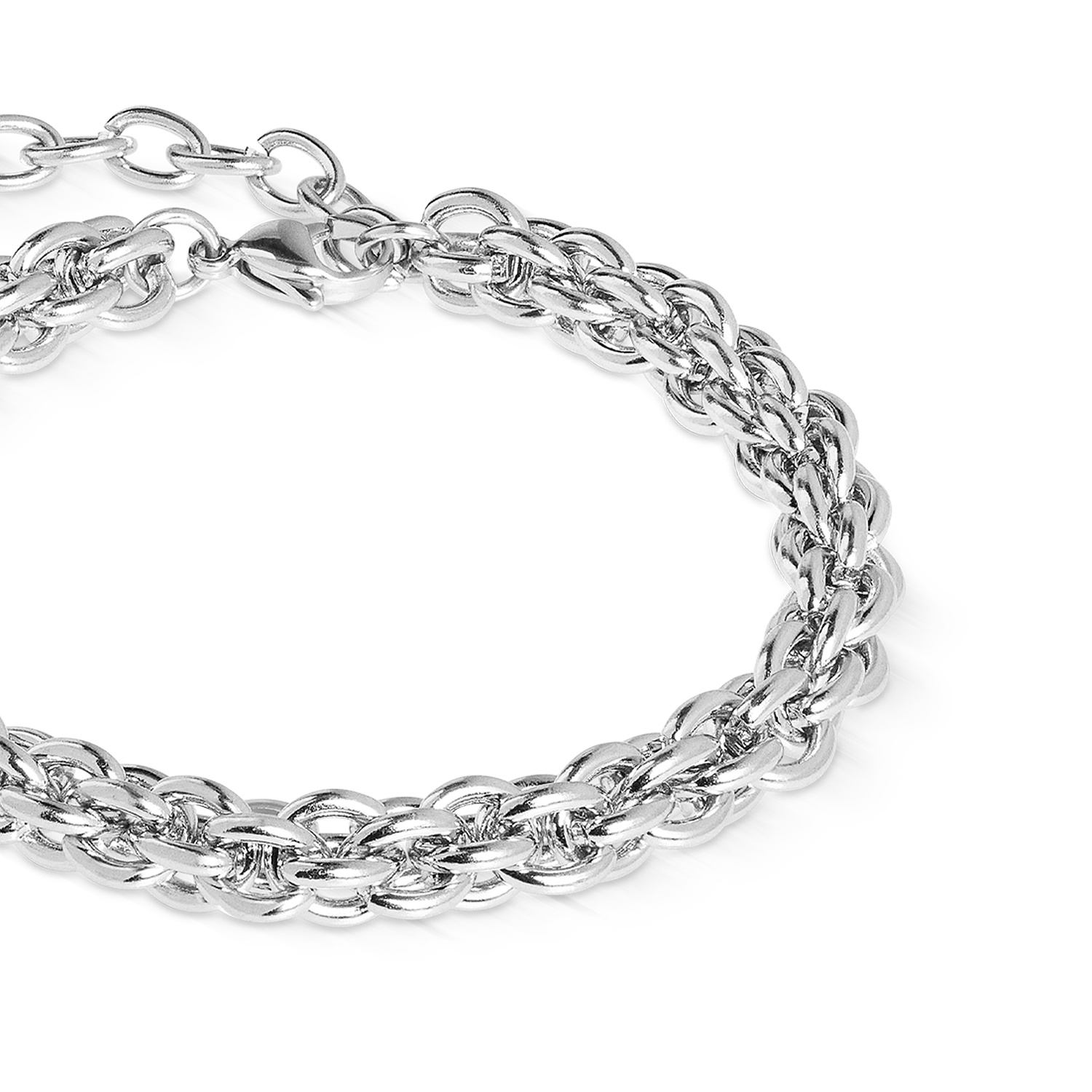 coeur-de-lion-mesh-chain-classic-armband-silber image 2