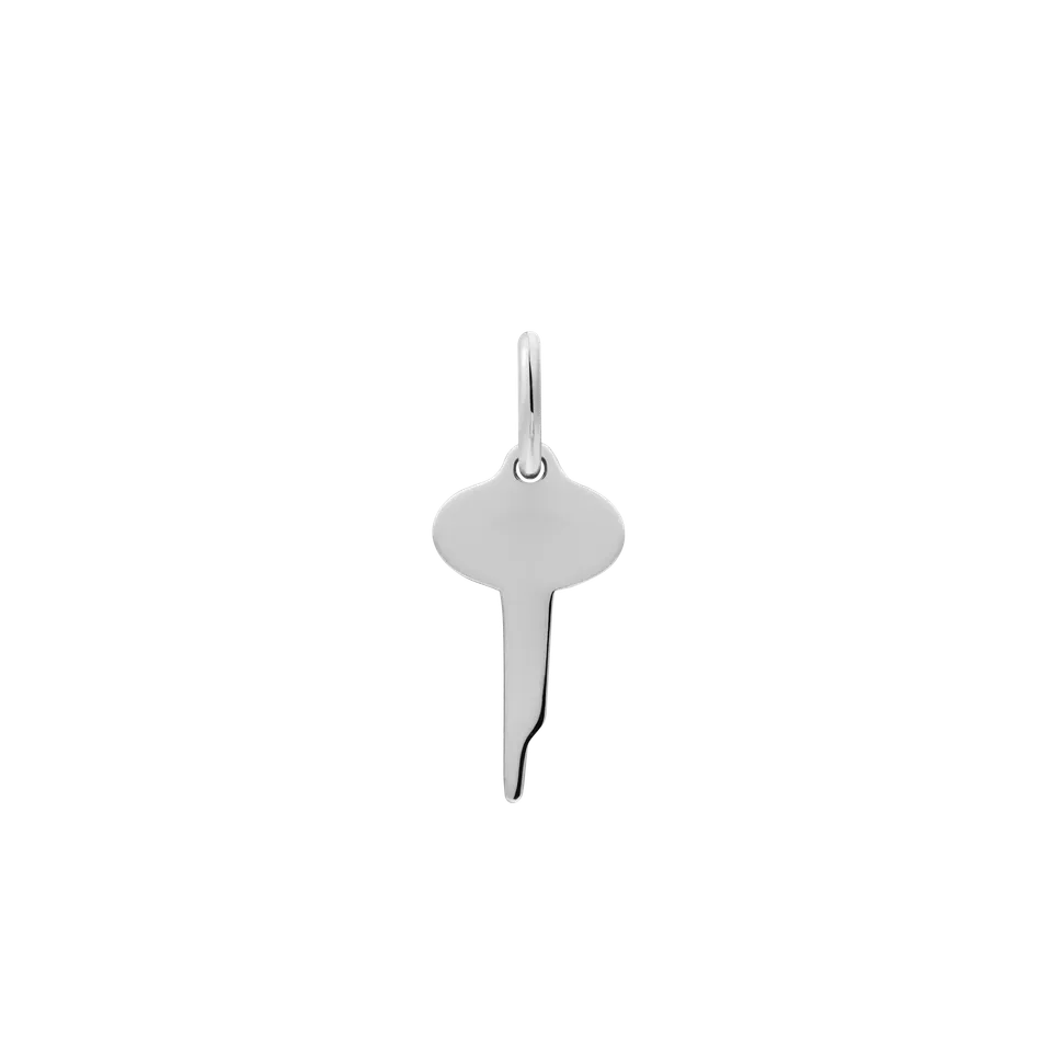 xenox-schl-ssel-charm-925-sterlingsilber-rhodiniert-gravierbar image 1