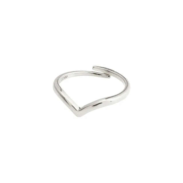 pilgrim-lulu-stapelring-versilbert-minimalistischer-stack-ring image 1