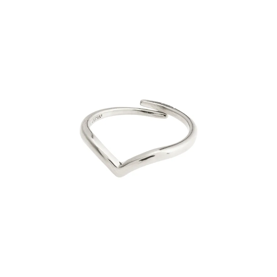 pilgrim-lulu-stapelring-versilbert-minimalistischer-stack-ring image 1