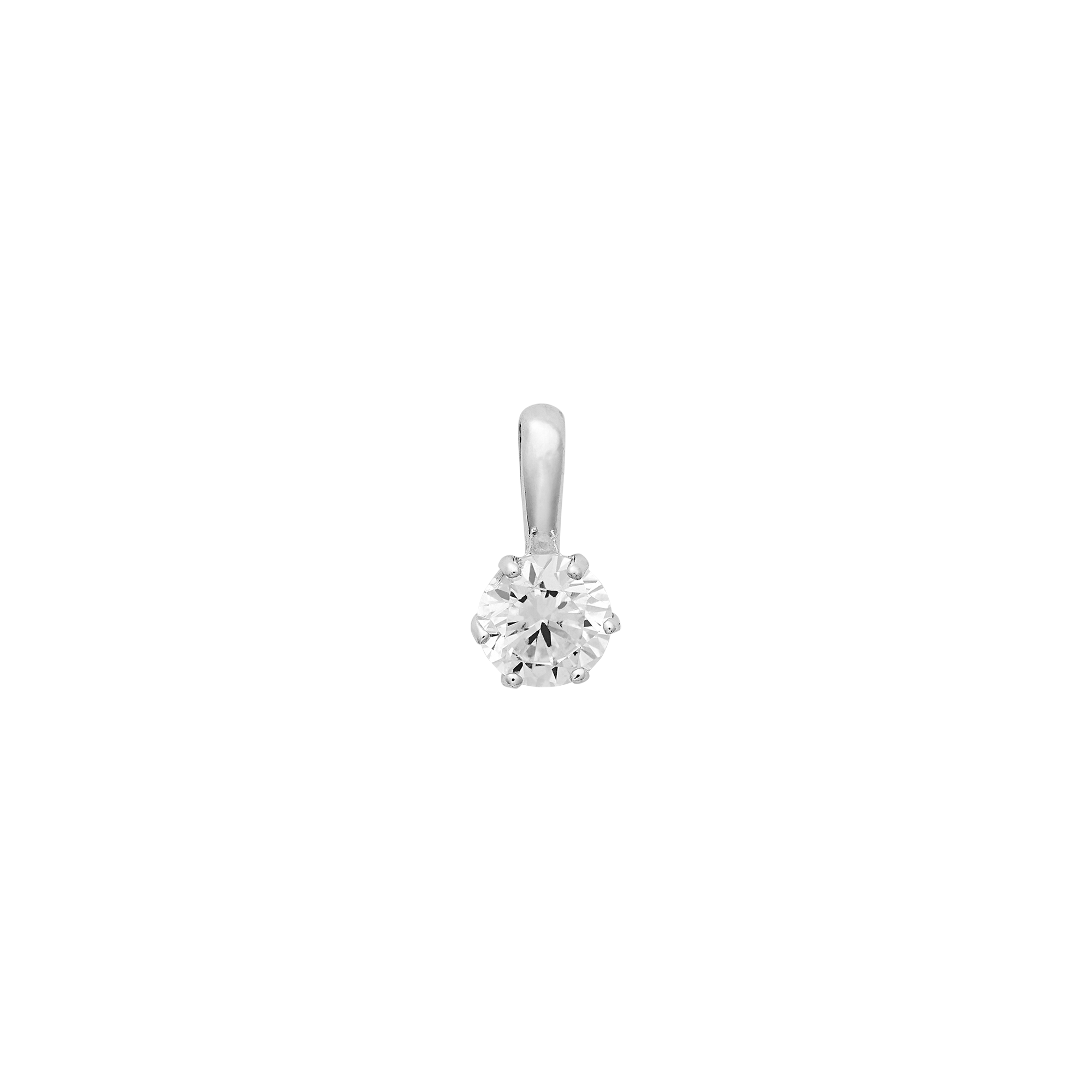 xenox-fine-krappe-midi-anh-nger-585-gelbgold-mit-4-mm-zirkonia image 2