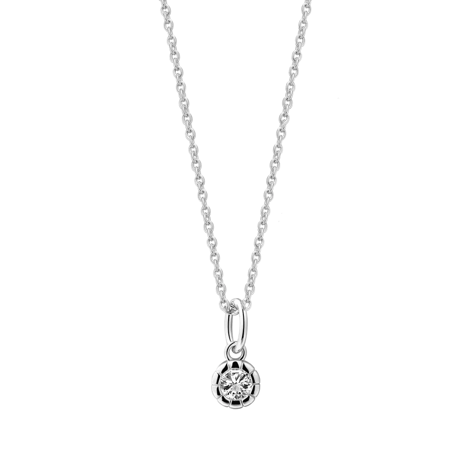 xenox-pure-essentials-halskette-xs10645-925-sterlingsilber-rhodiniert-mit-zirkon image 1