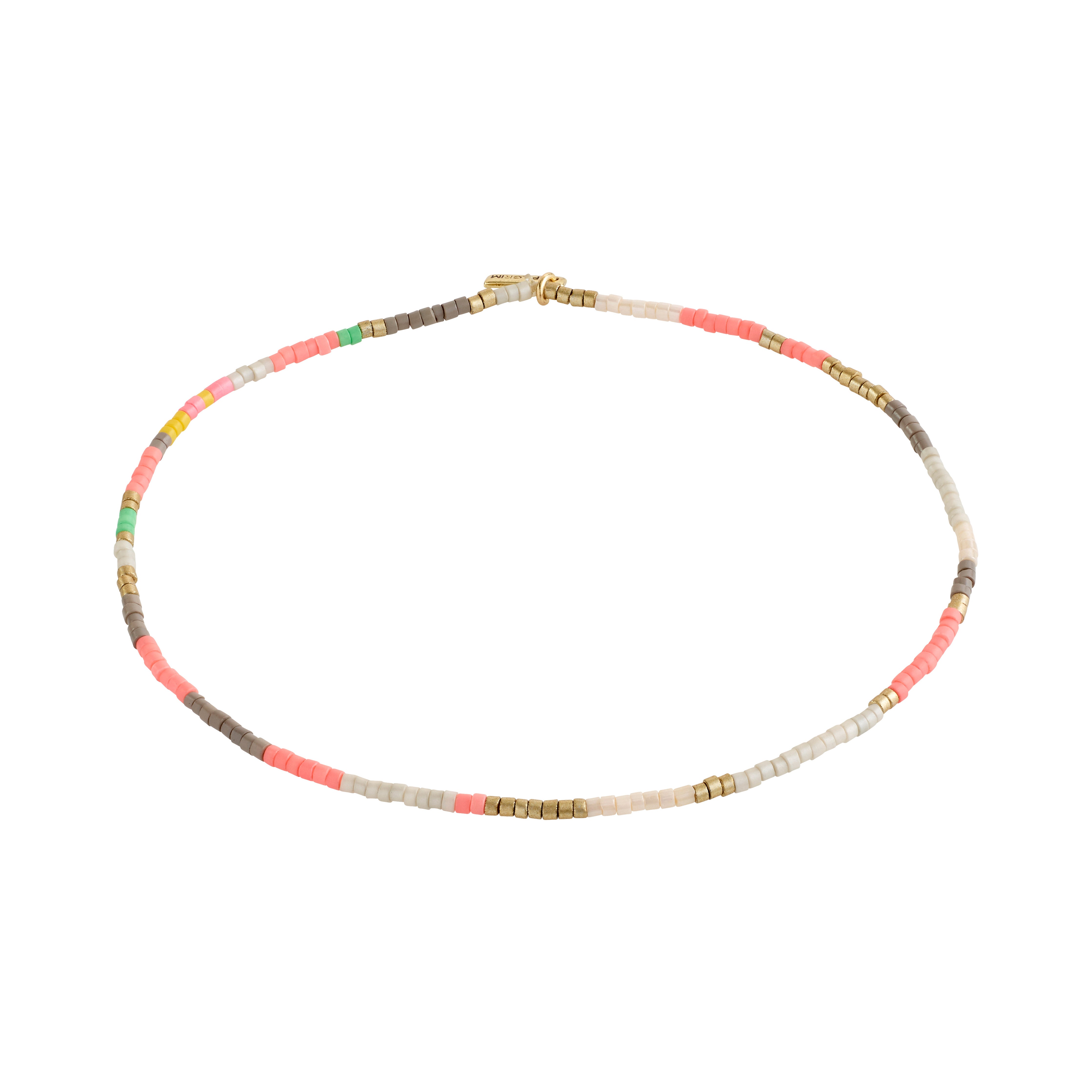 pilgrim-alison-fu-kette-vergoldet-mit-rosa-glasperlen image 1