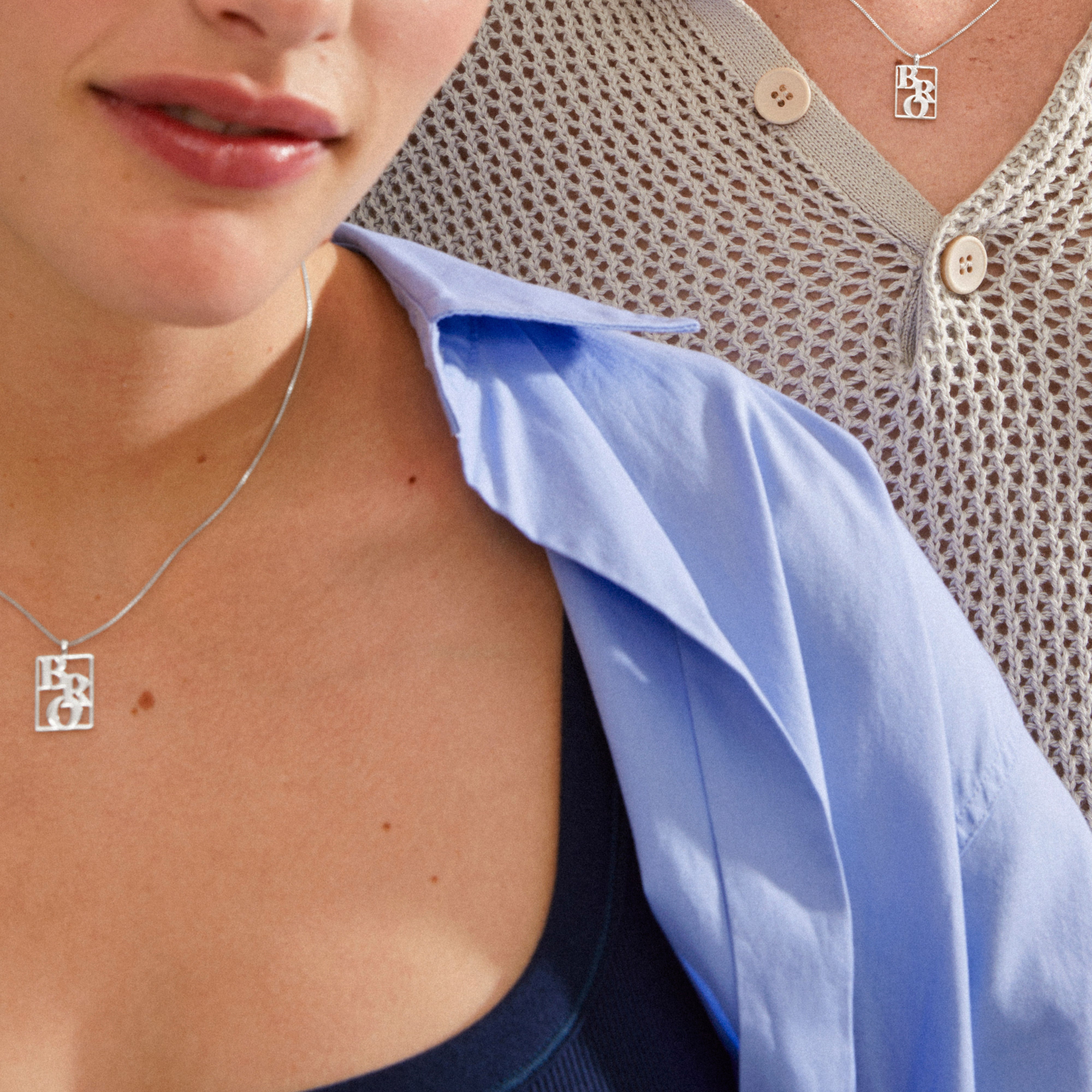 pilgrim-love-tag-bro-halskette-silber-plated-anh-nger-halskette image 3