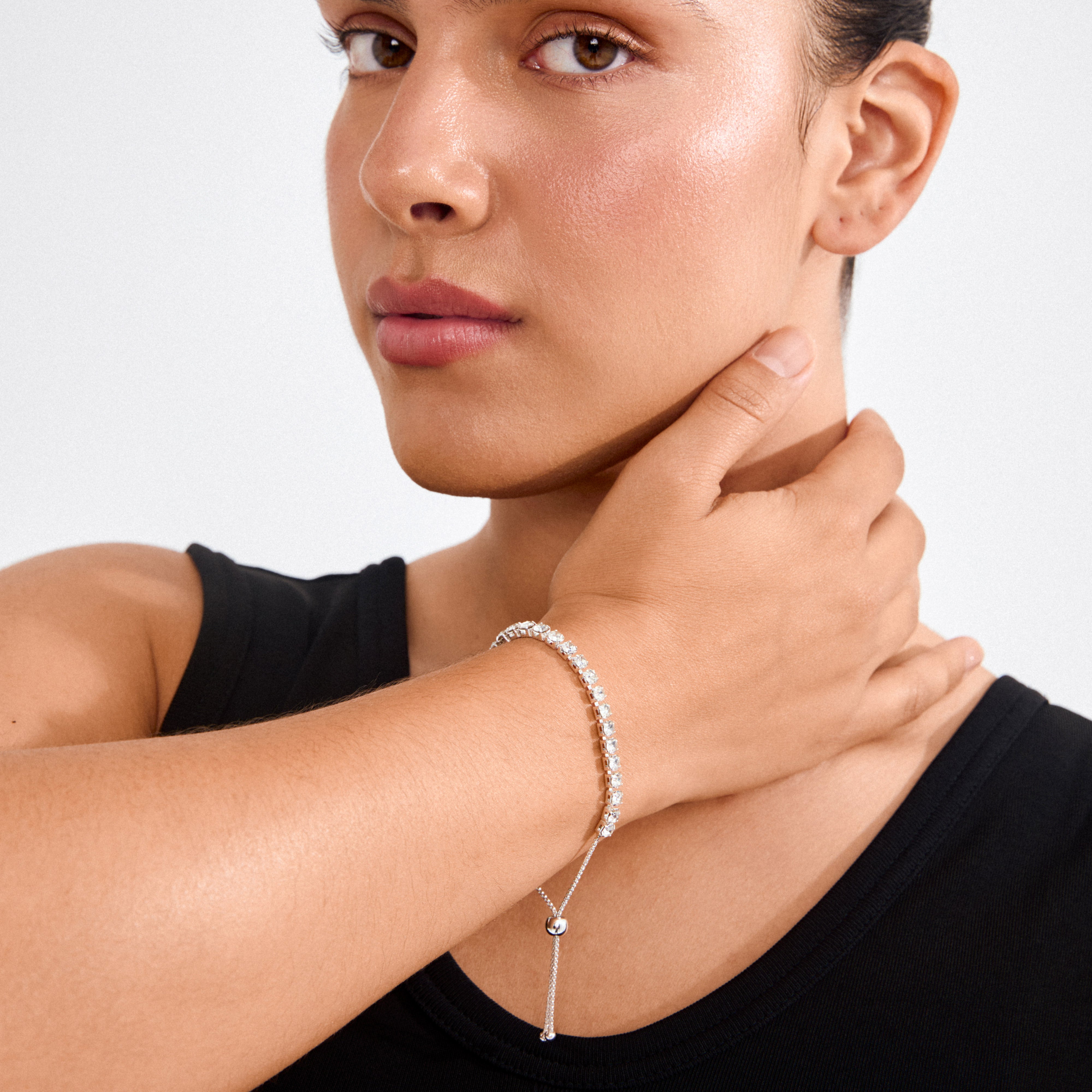 pilgrim-lucia-armband-versilbert-preciosa-kristalle image 3