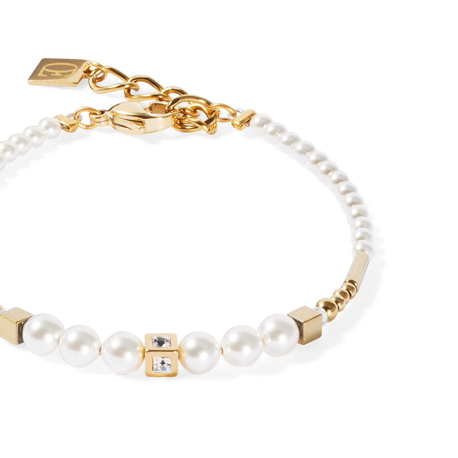 coeur-de-lion-shimmering-princess-pearls-armband-gold-wei image 2