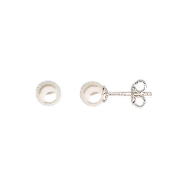 xenox-pearl-ohrringe-925-sterlingsilber-rhodiniert-mit-perle-2 image 1