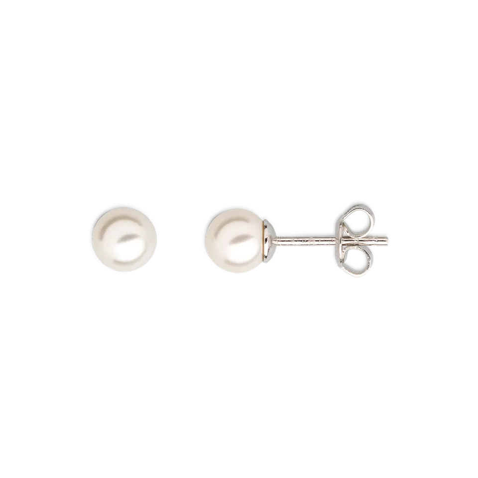 xenox-pearl-ohrringe-925-sterlingsilber-rhodiniert-mit-perle-2 image 1