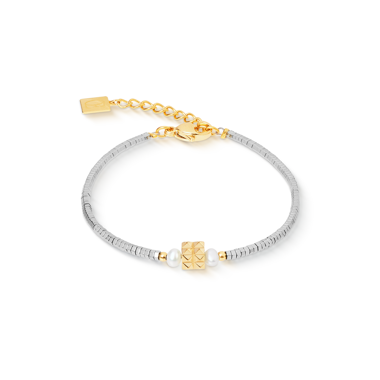 coeur-de-lion-edge-grace-armband-silber-gold image 1