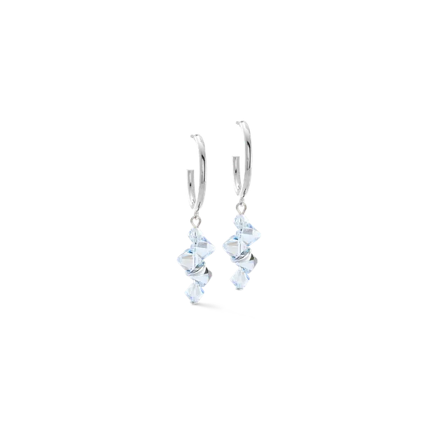 coeur-de-lion-dancing-crystals-creolen-silber-mit-swarovski-kristallen image 1