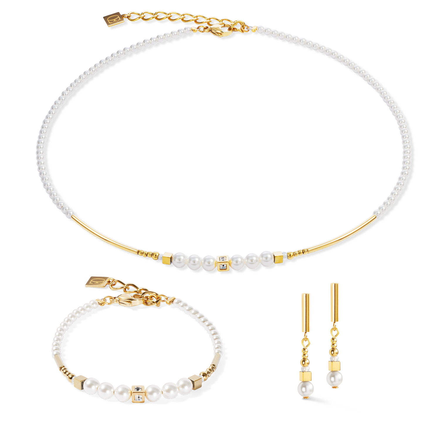 coeur-de-lion-shimmering-princess-pearls-armband-gold-wei image 3