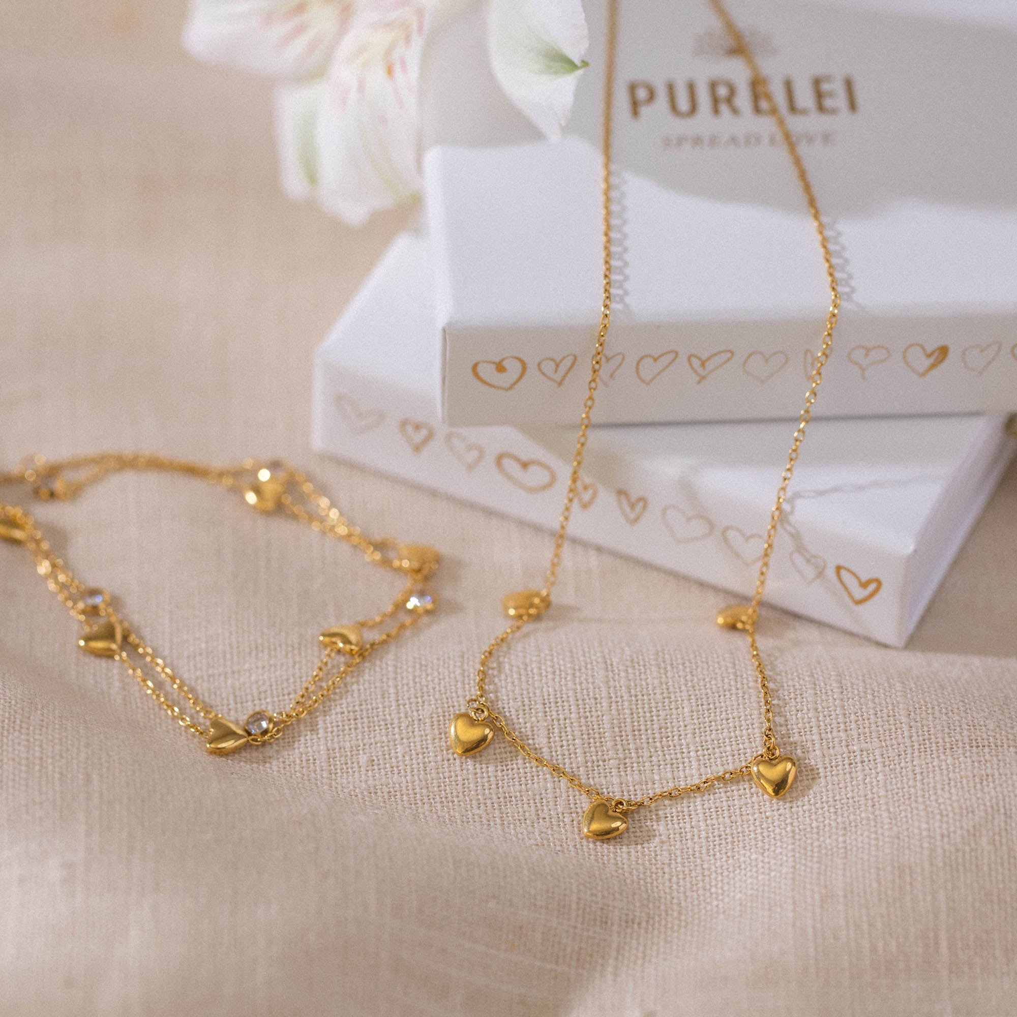 purelei-glitter-heart-armband-zweireihig-gold-ros-gold-silber image 5