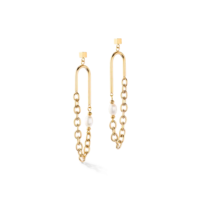 coeur-de-lion-ohrringe-boho-s-wasserperlen-gold-wei image 1