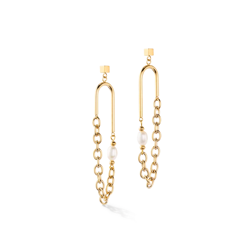 coeur-de-lion-ohrringe-boho-s-wasserperlen-gold-wei image 1