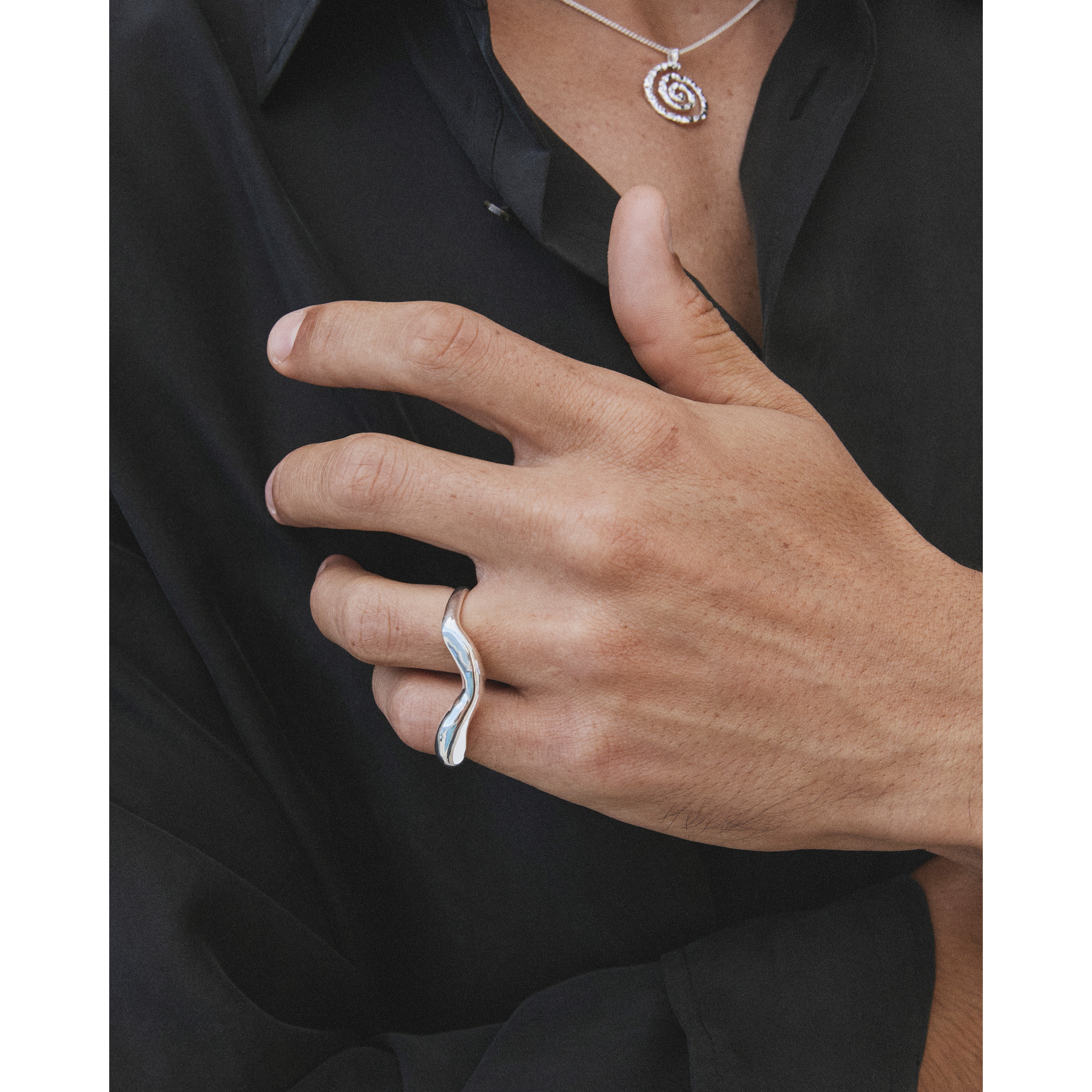 pilgrim-evon-doppelring-versilbert image 5