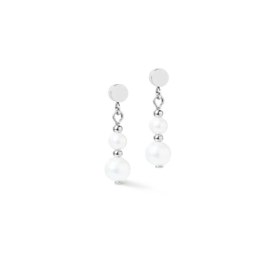 coeur-de-lion-ohrringe-pearl-spikes-drop-silber image 1