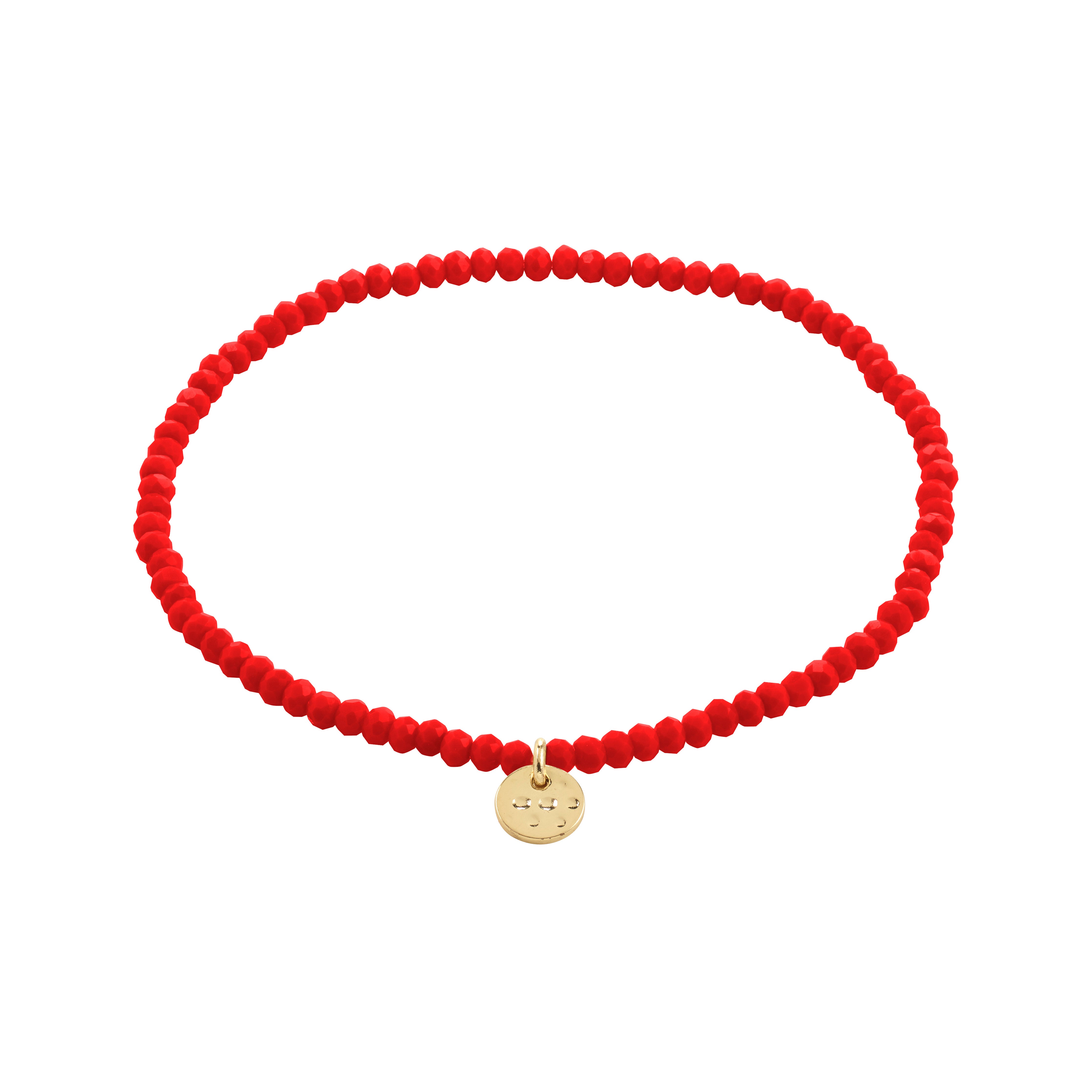 pilgrim-indie-armband-rot-vergoldet-17-cm image 1