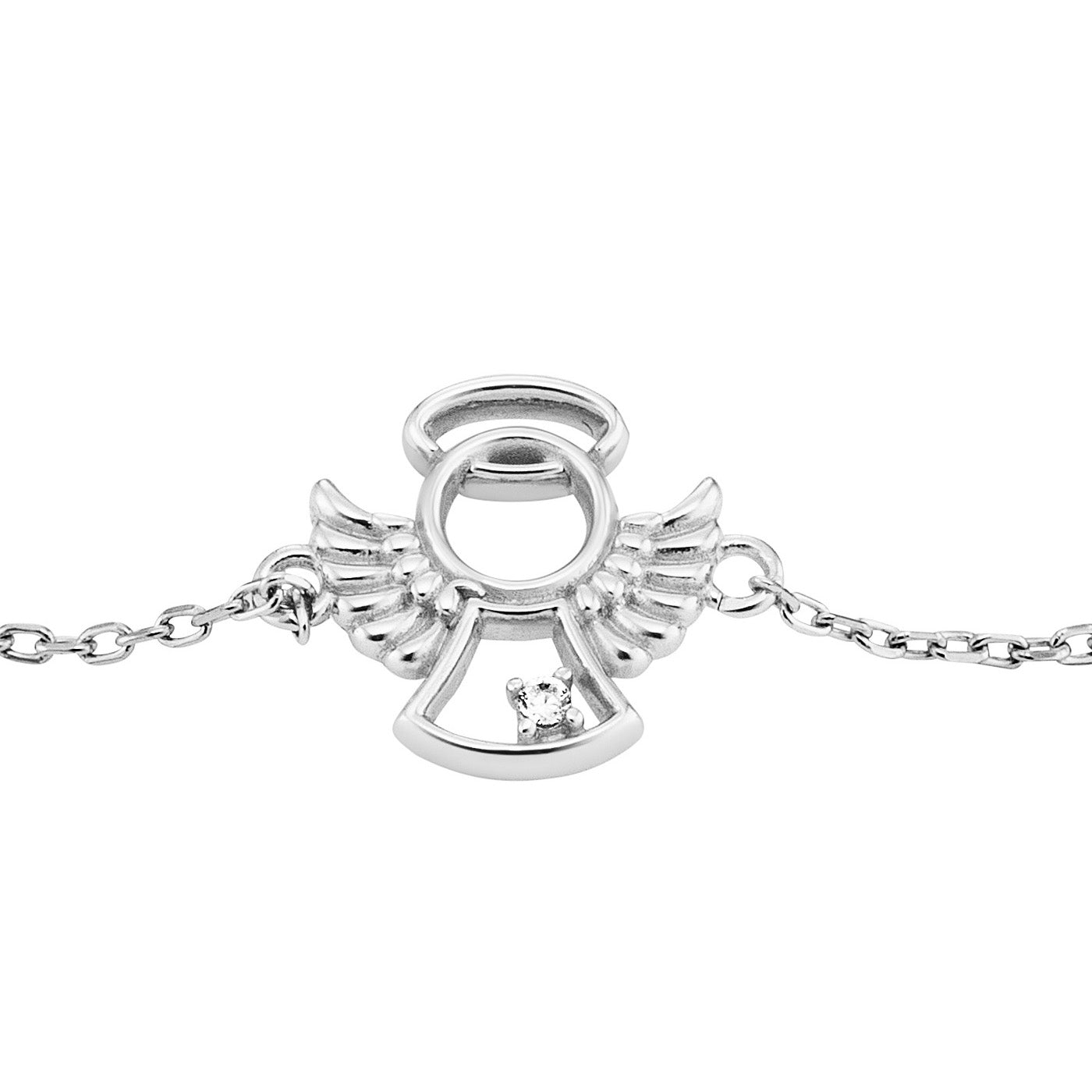 julie-julsen-kids-angel-armband-silber-rhodiniert-mit-wei-em-zirkonia image 2