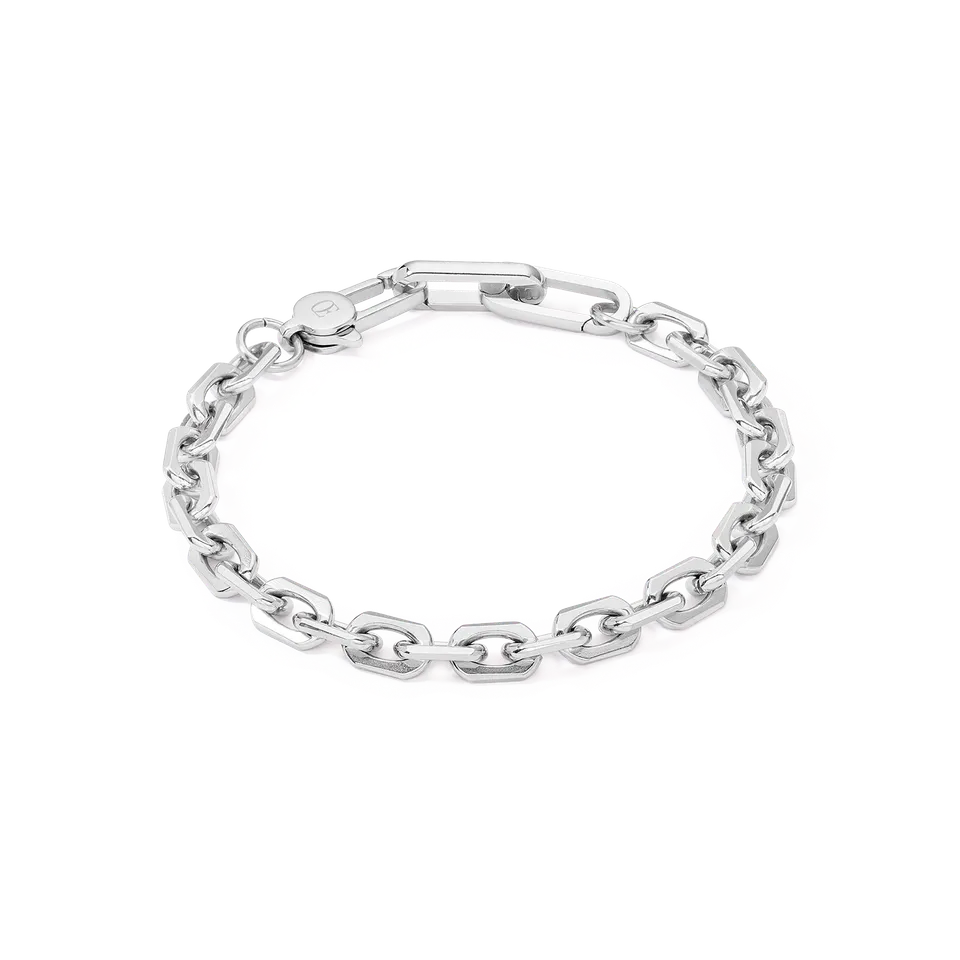 coeur-de-lion-unisex-armband-link-chain-silber-edelstahl-19-22-cm image 1