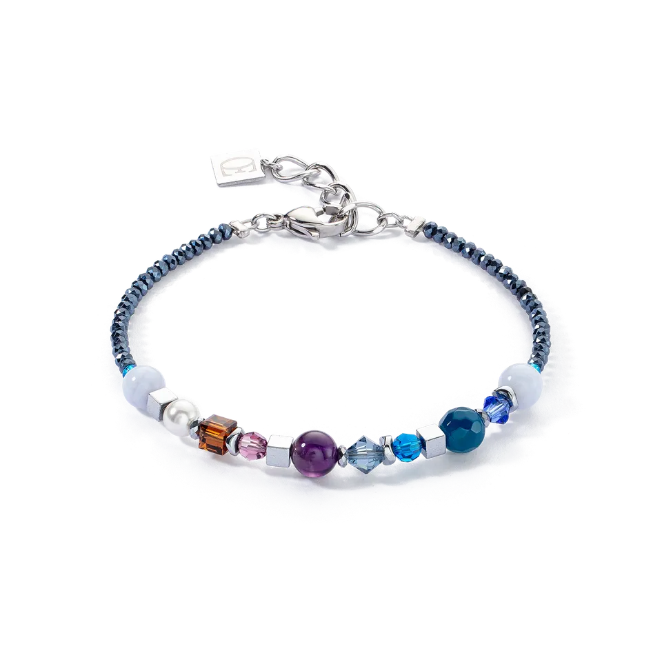 coeur-de-lion-festive-spheres-armband-silber-royal image 1