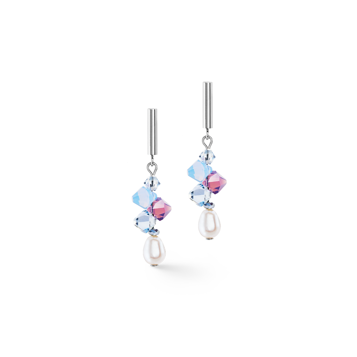 coeur-de-lion-ohrringe-dancing-crystals-pearls-flieder-blau image 1
