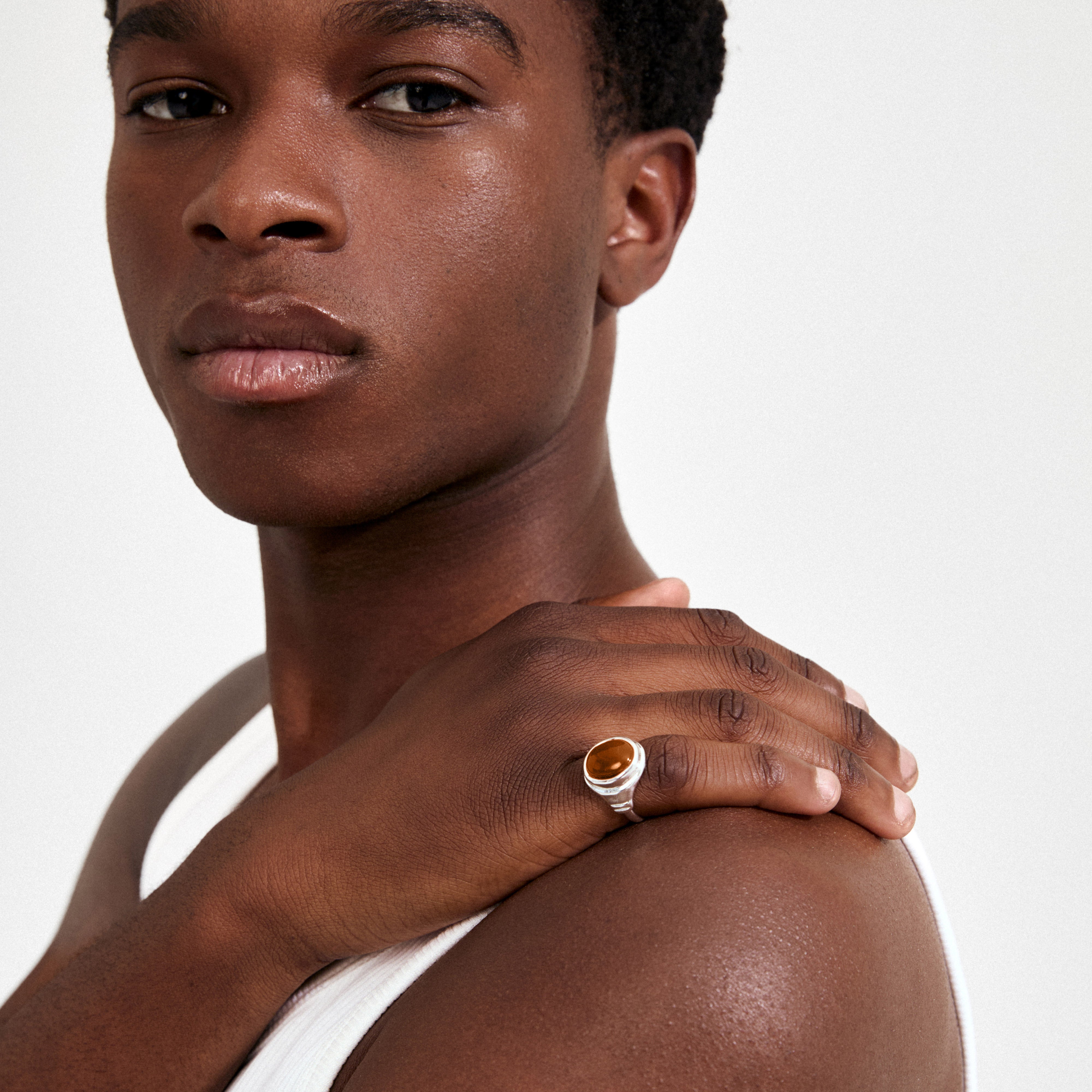 pilgrim-lyndon-ring-silber-plated-mit-rotem-achat image 2