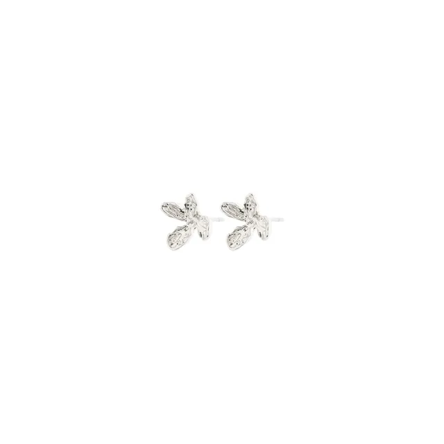 pilgrim-aglaia-ohrstecker-floral-versilbert image 1