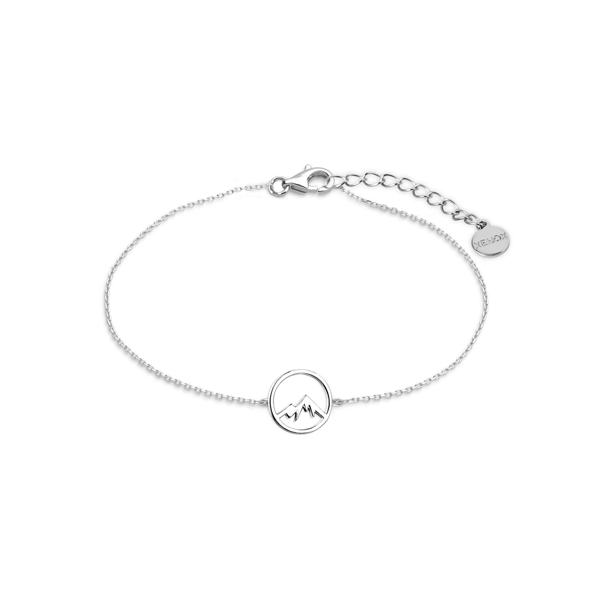 xenox-berg-armband-925-sterlingsilber-rhodiniert image 1