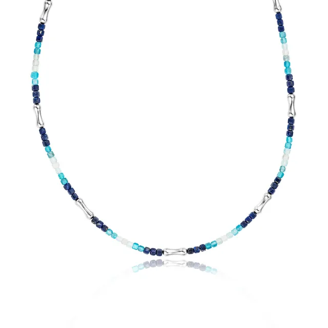 julie-julsen-loving-stones-kette-40-5-cm-aus-144-blauen-edelsteinen-mondstein-sp image 1