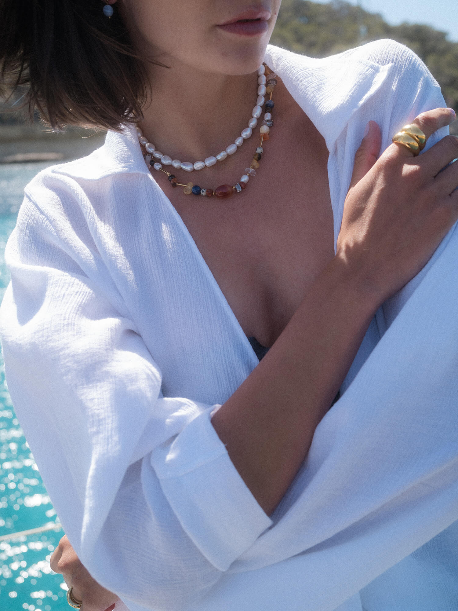 purelei-hawaiian-sunset-kette-edelstein-perlenkette image 2