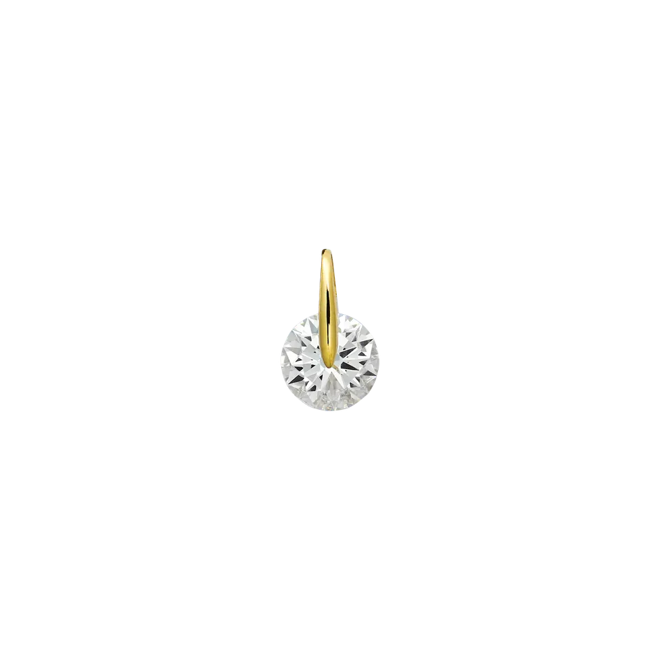 xenox-fine-anh-nger-585-gelbgold-mit-zirkonia-solit-r image 1