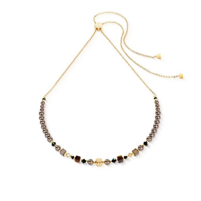 coeur-de-lion-halskette-slider-wave-earth-gold-30-70-cm image 1