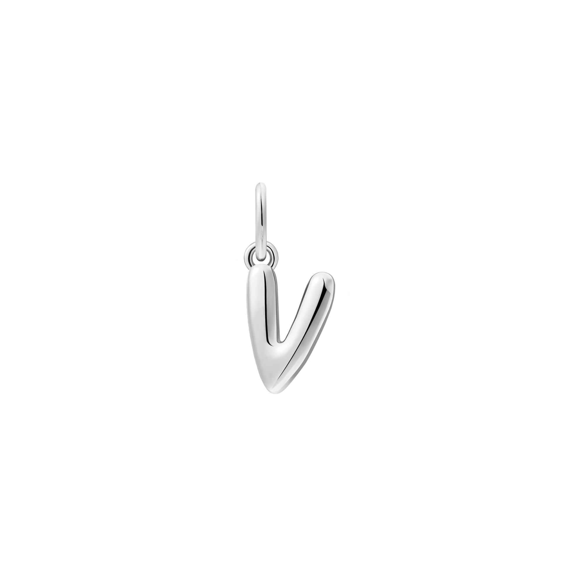 xenox-v-letter-bold-charm-925-sterlingsilber-18k-vergoldet-buchstabe-v image 2