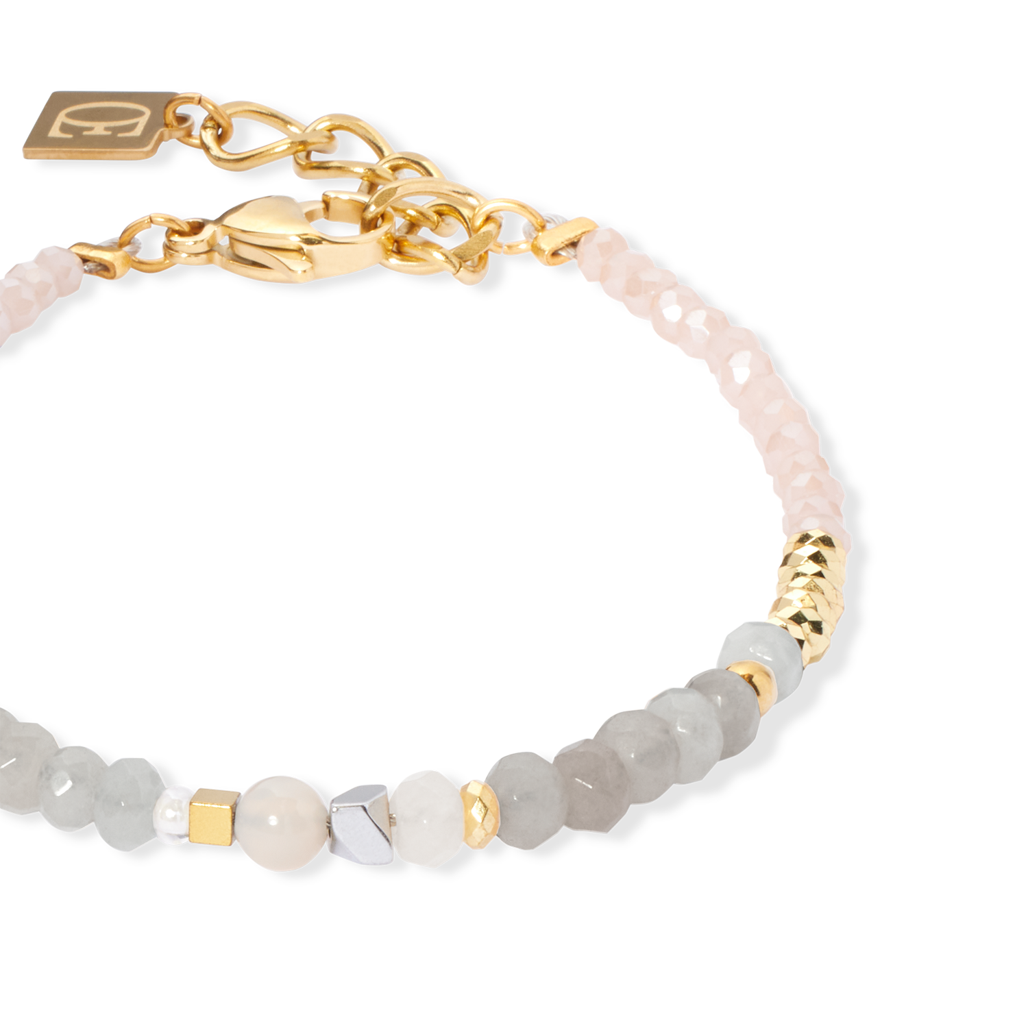 coeur-de-lion-armband-amulett-modern-future-gold-beige image 2