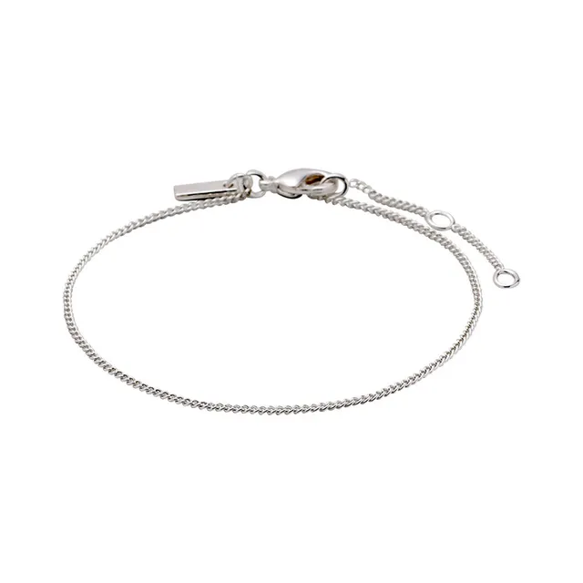 pilgrim-my-armband-versilbert-panzerkette image 1